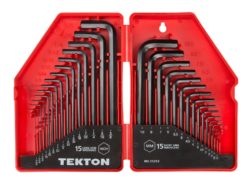 TEKTON 25253 30-pc. Hex Key Wrench Set, Inch/Metric